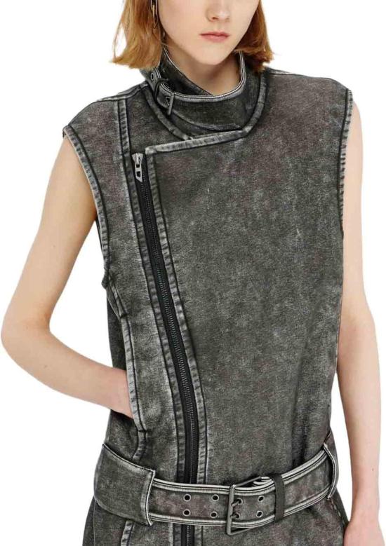 26FW 디젤 숏 원피스 A221120WEBJ900 DONKERGREY - DIESEL