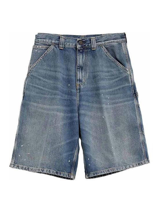 26FW 칼하트 데님 숏팬츠 I03702001EJ Blue