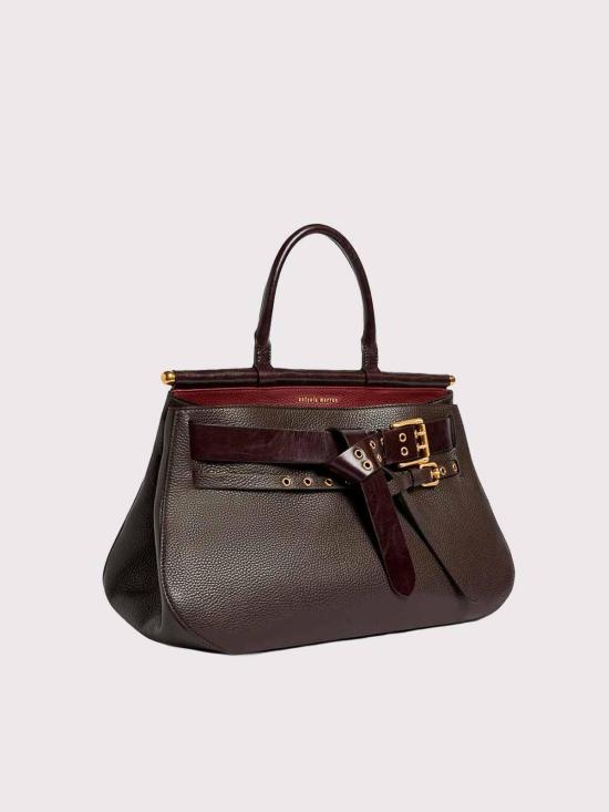 26SS 안토니오 마라스 토트백 MBOR270MA600MARRONESCURO Brown - ANTONIO MARRAS