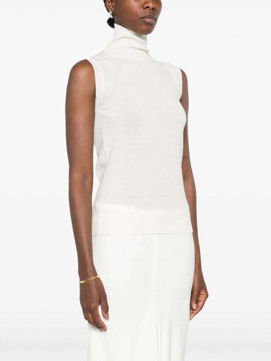 26FW 스포트막스 민소매 티셔츠 SPXESCHIMO030F001 Nude Neutrals - SPORTMAX