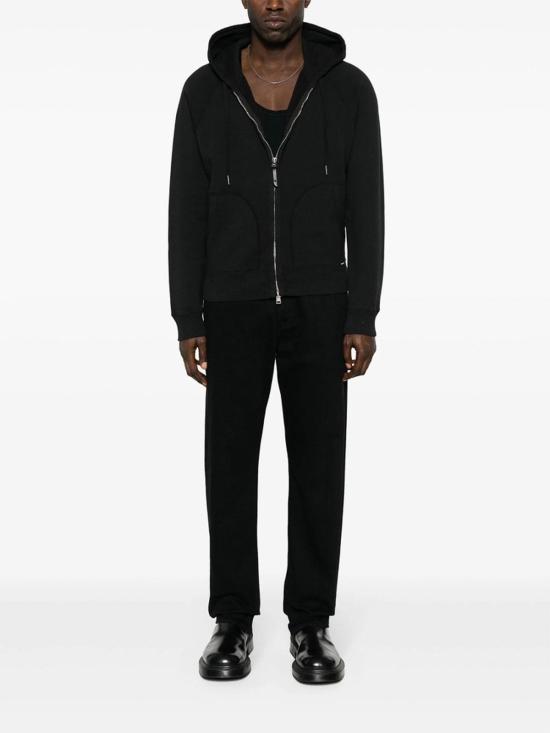 26FW 톰포드 후드 티셔츠 JMC072JDL010NAA Black - TOMFORD