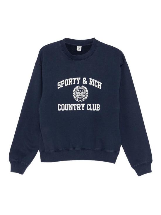 26FW 스포티앤리치 긴팔 티셔츠 ST09876218BLDNAVY Blue