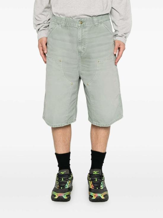 26FW 칼하트 데님 숏팬츠 I0368703RF17 Green - CARHARTT