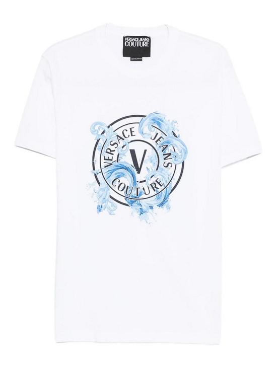 26SS 베르사체 반팔 티셔츠 80GAHE01CJ00E003 White