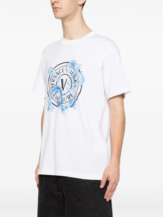 26SS 베르사체 반팔 티셔츠 80GAHE01CJ00E003 White - VERSACE