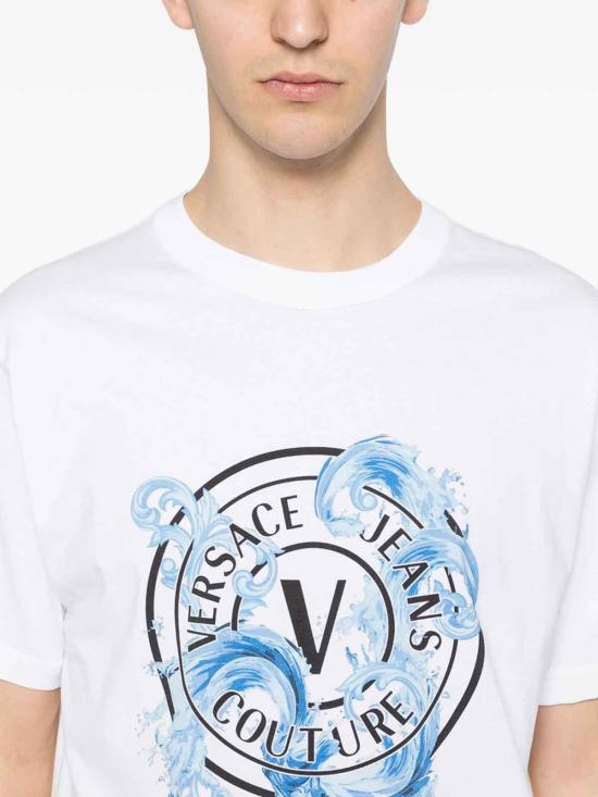 26SS 베르사체 반팔 티셔츠 80GAHE01CJ00E003 White - VERSACE