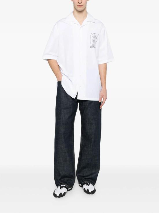 26SS 오프화이트 셔츠 44XGG01FS26F001100 White - OFF WHITE