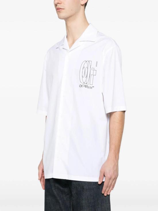 26SS 오프화이트 셔츠 44XGG01FS26F001100 White - OFF WHITE