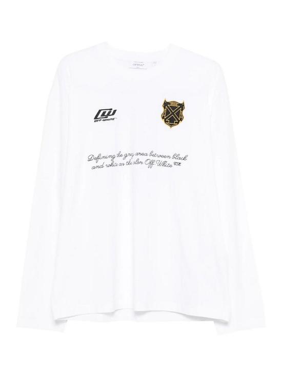 26SS 오프화이트 반팔 티셔츠 44MAB09CS26J004100 White