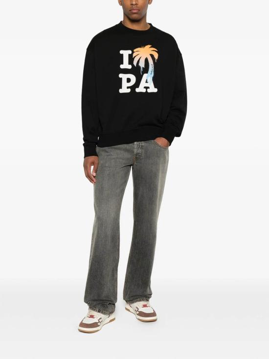 26SS 팜앤젤스 탑 PMBA08HS26FLE0061001 Black - PALM ANGELS