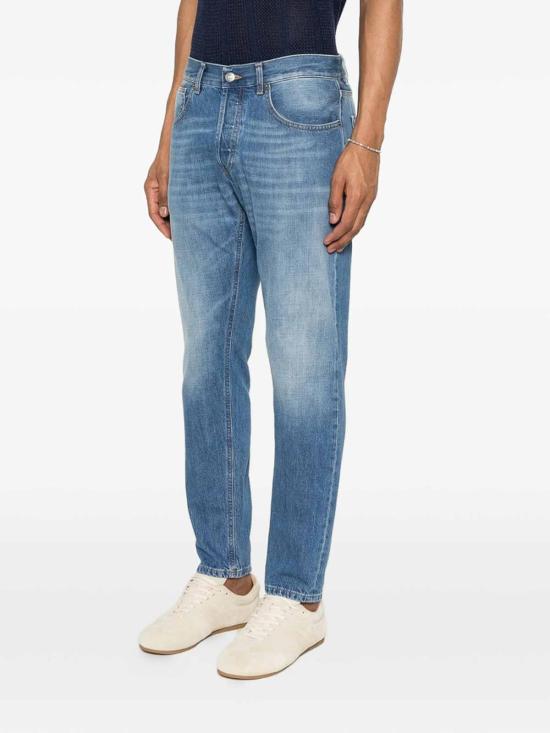 26SS 돈답 스트레이트 팬츠 UP576MR3800 Blue - DONDUP