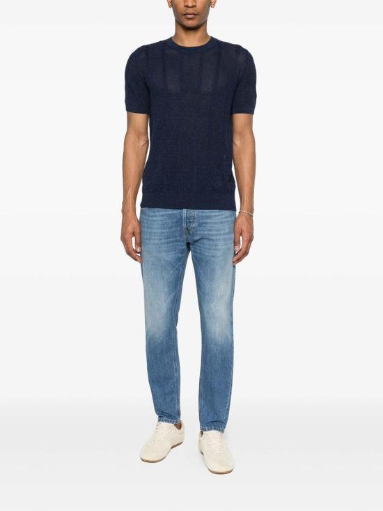 26SS 돈답 스트레이트 팬츠 UP576MR3800 Blue - DONDUP