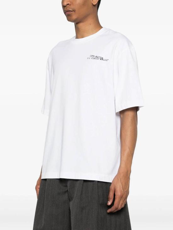 26SS 오프화이트 반팔 티셔츠 44MAA120S26J00K100 White - OFF WHITE