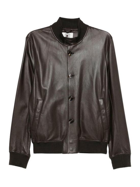 26SS 키레드 가죽 자켓 IGORPTMORO Brown