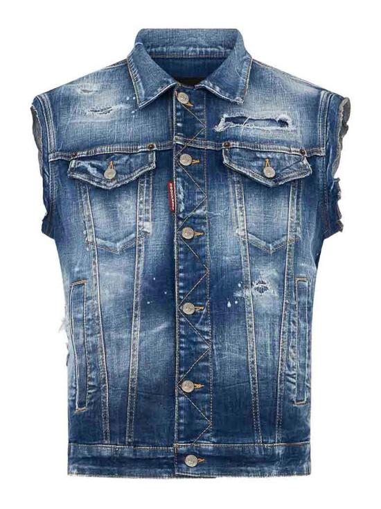 26SS 디스퀘어드2 베스트 D30010S71FB0512470 Blue