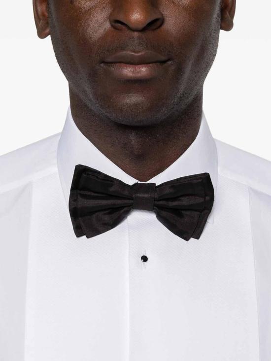 26SS 돌체앤가바나 코튼 포플린 골드 핏 턱시도 셔츠 G5EN5TGK006W0800 White - DOLCE & GABBANA