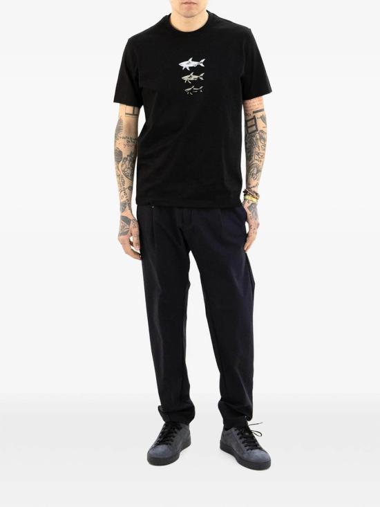 26SS 폴앤샤크 반팔 티셔츠 26411048011 Black - PAUL & SHARK