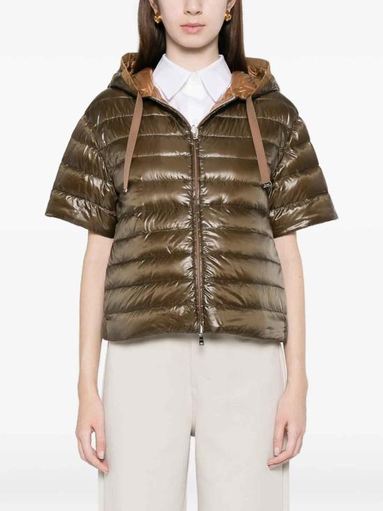26SS 에르노 숏패딩 12017ZPI002222D2177 Brown - HERNO