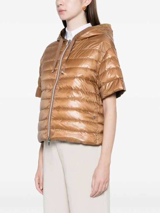 26SS 에르노 숏패딩 12017ZPI002222D2177 Brown - HERNO