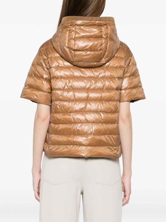 26SS 에르노 숏패딩 12017ZPI002222D2177 Brown - HERNO