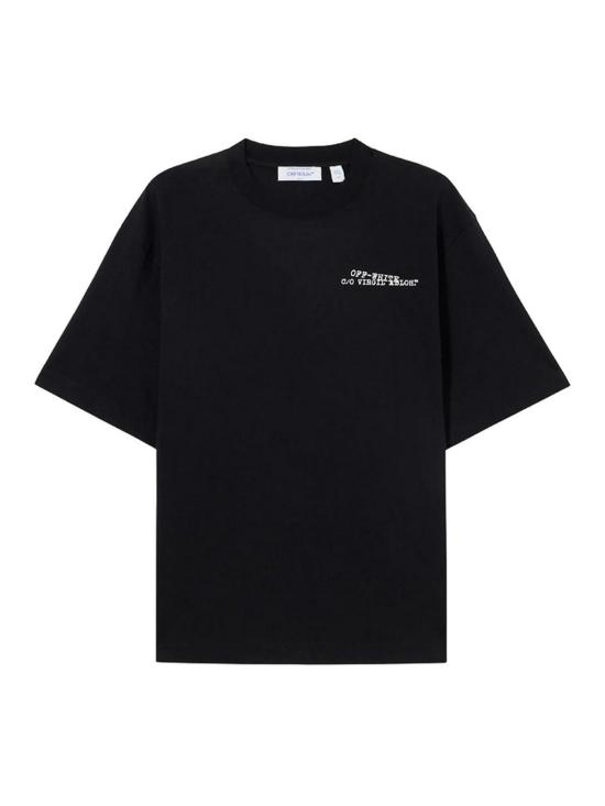 26SS 오프화이트 반팔 티셔츠 44MAA120S26J00K001 Black