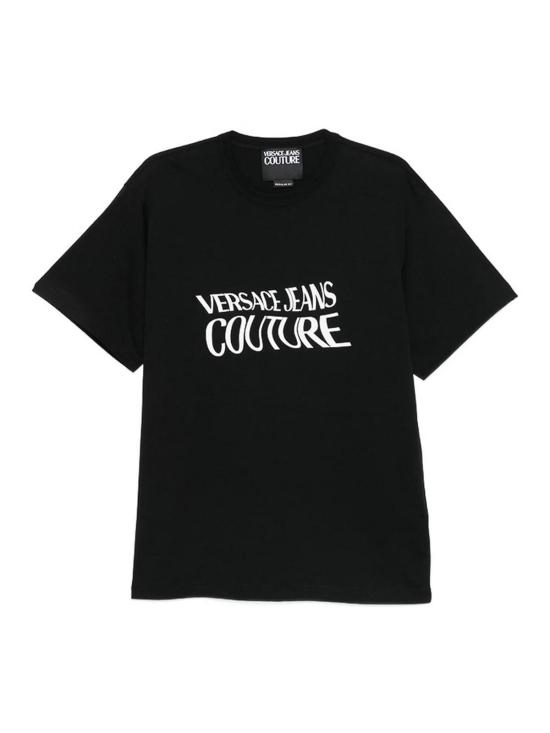 26SS 베르사체 반팔 티셔츠 80GAHE04CJ00E899 Black