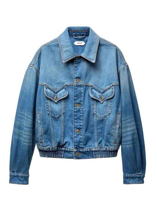 26SS 베르사체 패딩 1A1746610244831D800 Blue