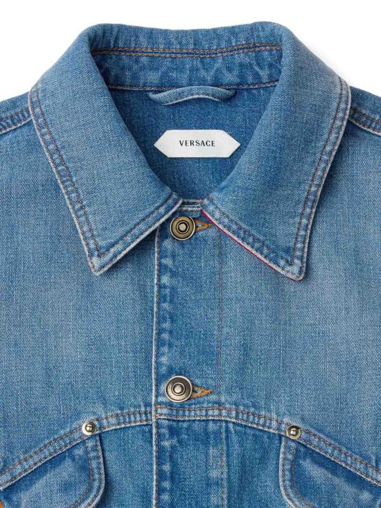 26SS 베르사체 패딩 1A1746610244831D800 Blue - VERSACE