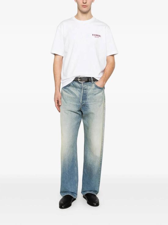 26SS 아이스 비 아이스버그 반팔 티셔츠 F046627A1101 White - ICE B ICEBERG