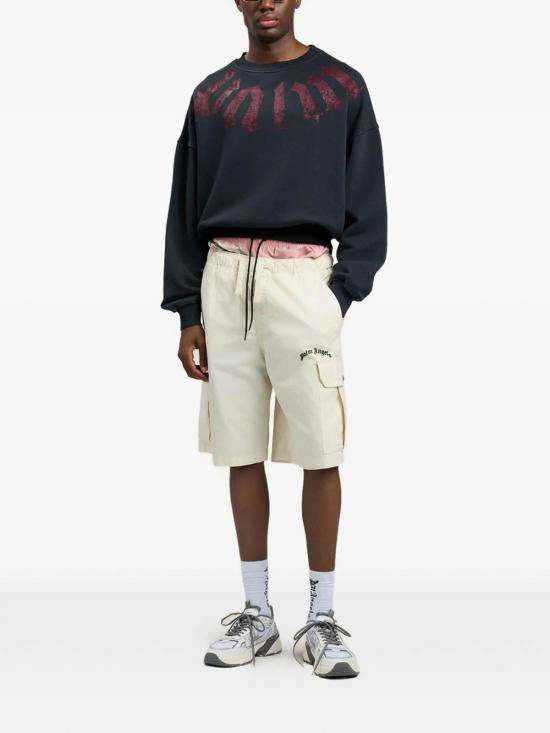 26SS 팜앤젤스 탑 PMBA08JS26FLE0011028 Black - PALM ANGELS