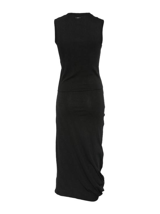 26SS 캘빈클라인 미디 스커트 LV044F214GBLACK - CALVIN KLEIN