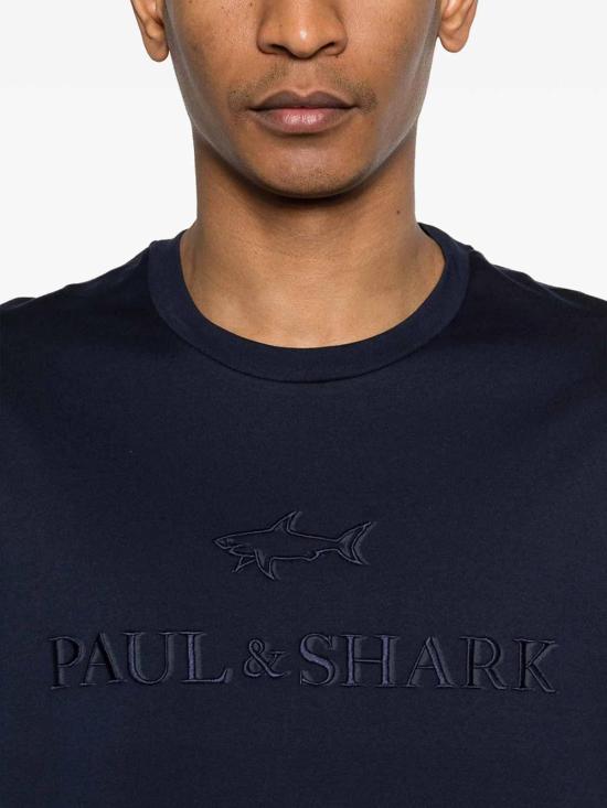 26SS 폴앤샤크 반팔 티셔츠 26411012013 Blue - PAUL & SHARK