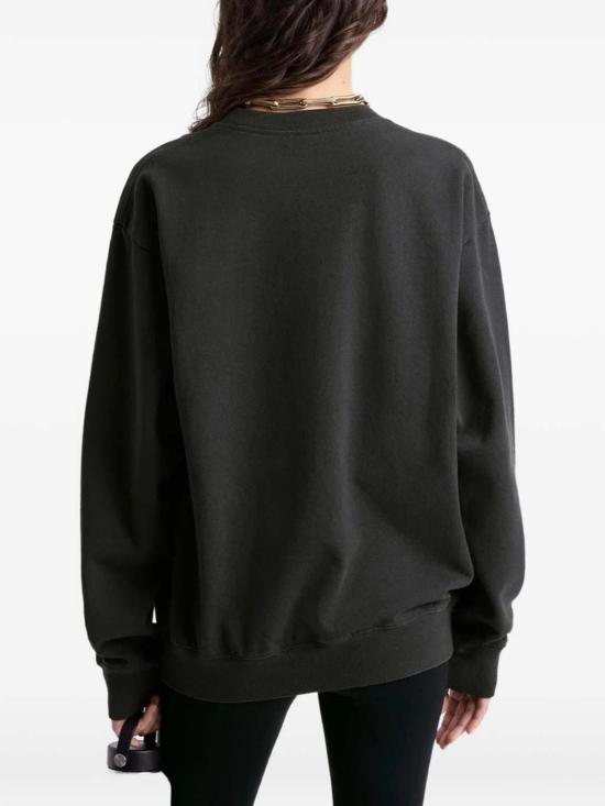 26SS 스포티앤리치 긴팔 티셔츠 ST07164508 Black - SPORTY & RICH