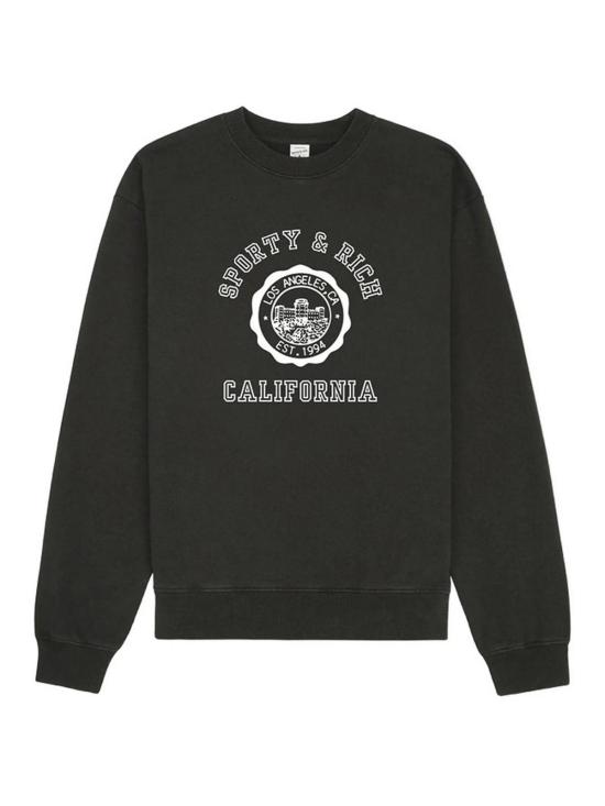 26SS 스포티앤리치 긴팔 티셔츠 ST07164508 Black