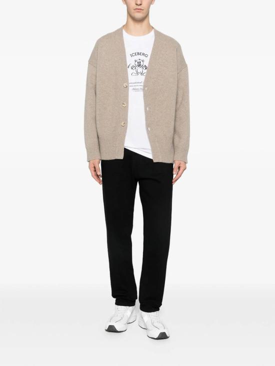 26SS 아이스 비 아이스버그 반팔 티셔츠 F04763061101 White - ICE B ICEBERG