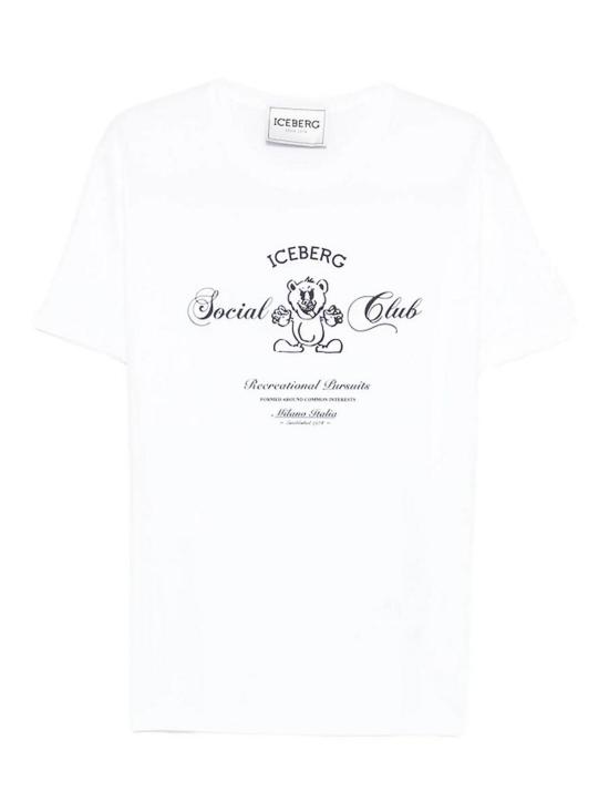 26SS 아이스 비 아이스버그 반팔 티셔츠 F04763061101 White