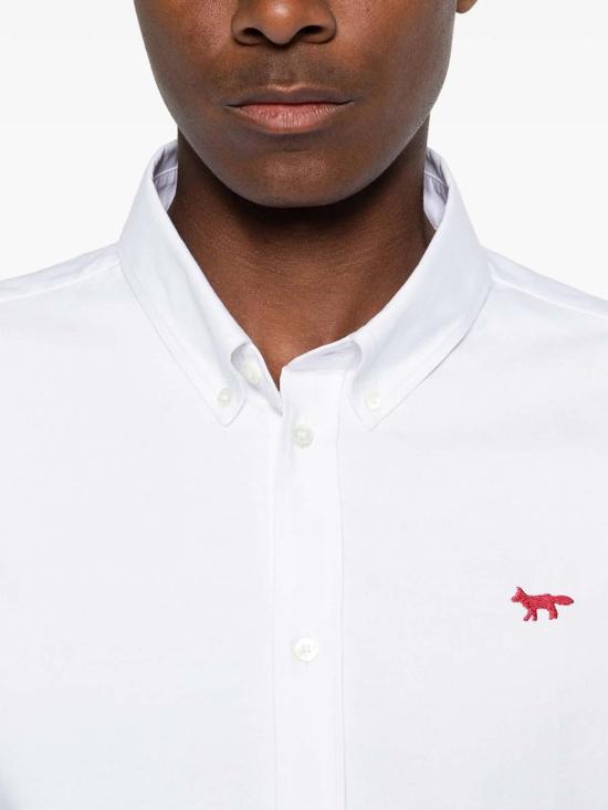 26SS 메종키츠네 셔츠 QM00426WC5062WHITE White - MAISON KITSUNE