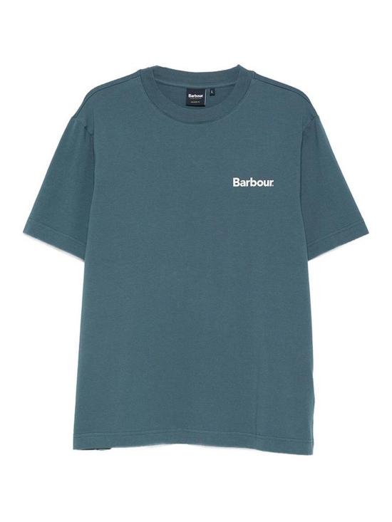 26SS 바버 반팔 티셔츠 MTS1566BU18 Blue