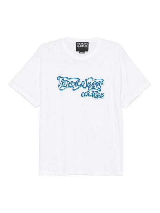 26SS 베르사체 반팔 티셔츠 80GAHD08CJ01Z003 White