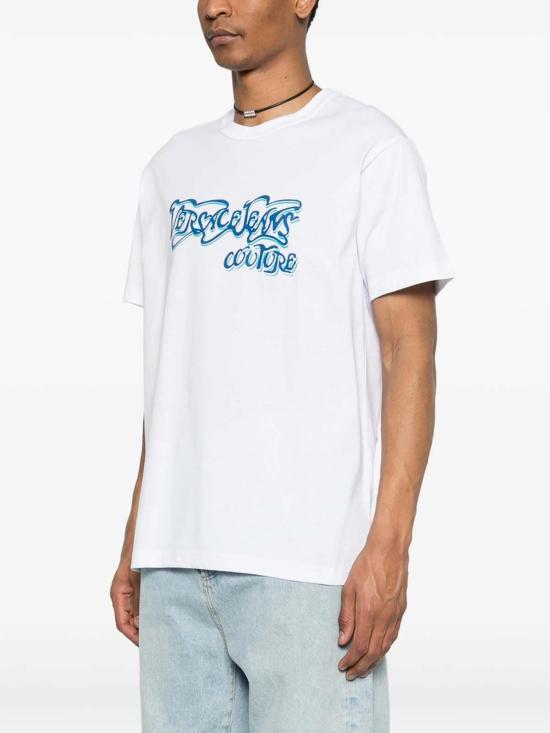 26SS 베르사체 반팔 티셔츠 80GAHD08CJ01Z003 White - VERSACE