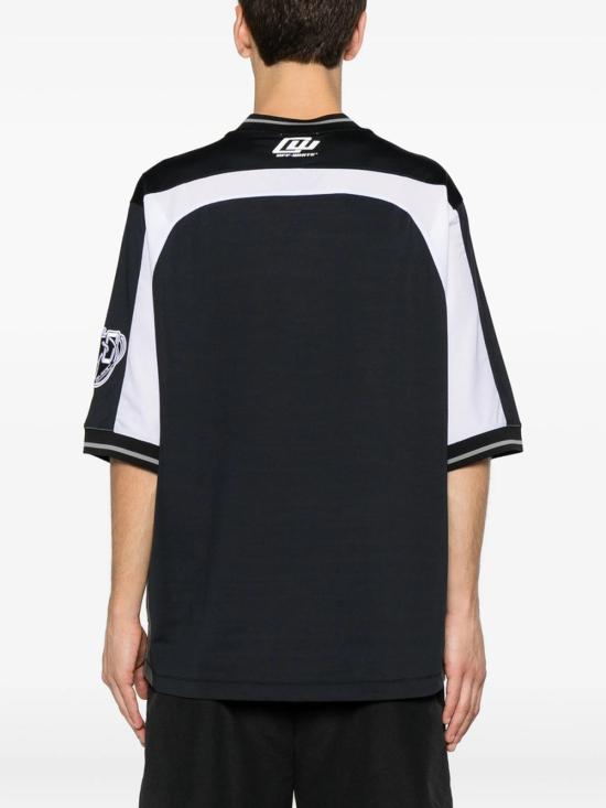 26SS 오프화이트 반팔 티셔츠 44MAD013S26J001001 Black - OFF WHITE