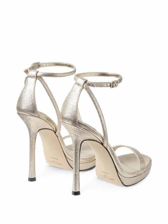 26FW 지미추 샌들 MOZAPF120DXBPLATI Gold - JIMMY CHOO
