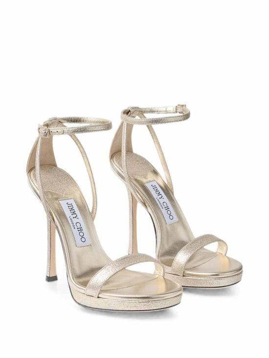 26FW 지미추 샌들 MOZAPF120DXBPLATI Gold - JIMMY CHOO