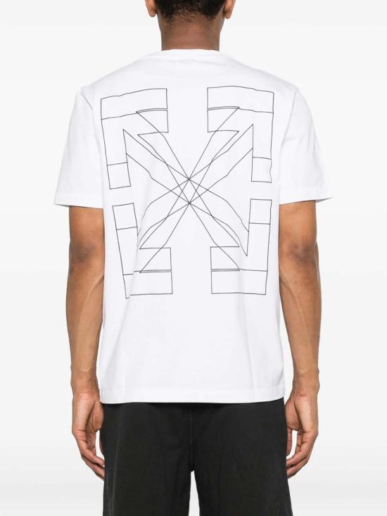 26SS 오프화이트 반팔 티셔츠 44MAA027S26J003100 White - OFF WHITE