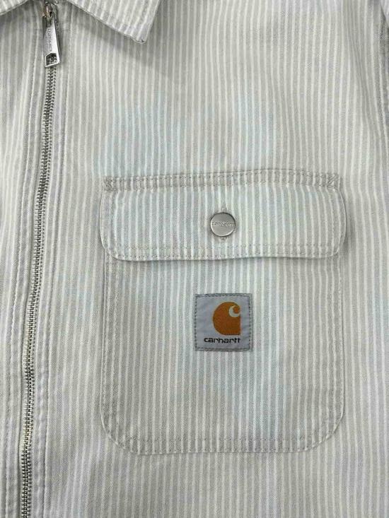 26SS 칼하트 WIP 머서 셔츠 잭 머서 스트라이프 I0364953OK35 Grey - CARHARTT