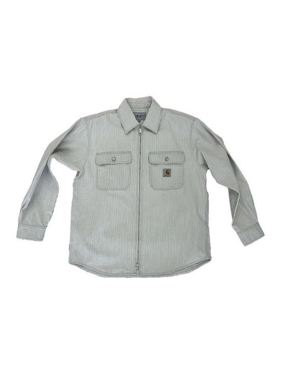 26SS 칼하트 WIP 머서 셔츠 잭 머서 스트라이프 I0364953OK35 Grey