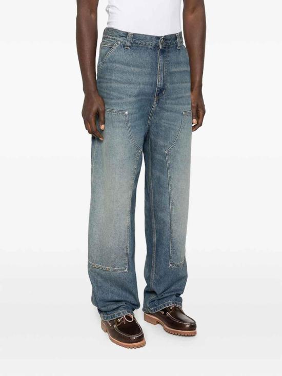 26SS 칼하트 OG 더블 니 팬츠 I03627301B7 Blue - CARHARTT