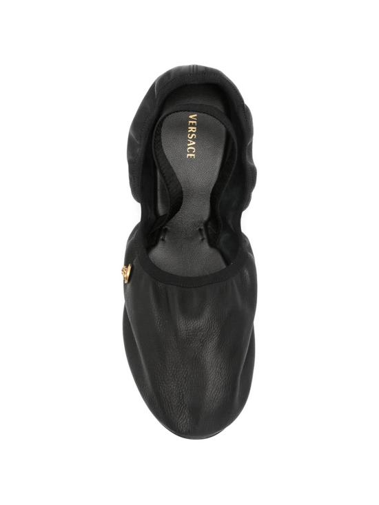26SS 베르사체 플랫 슈즈 1A1742710241651B55J Black - VERSACE