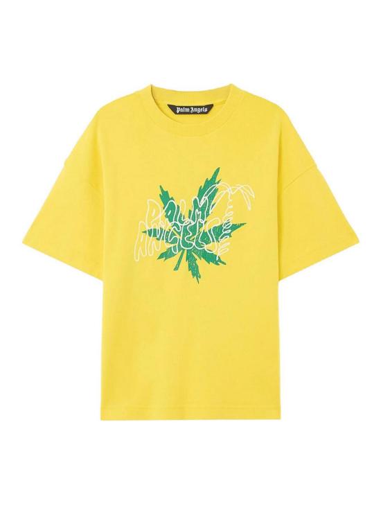 26SS 팜앤젤스 반팔 티셔츠 PMAA109S26JER0031855 Yellow
