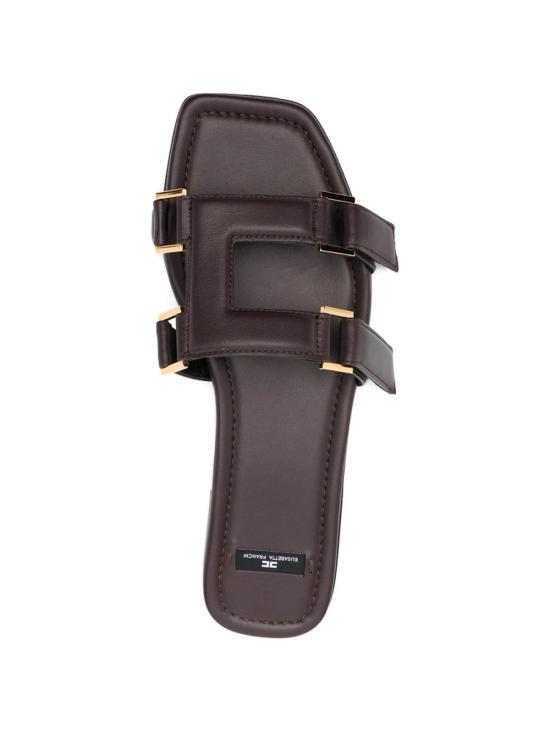 26SS 엘리자베타프랜치 뮬/슬리퍼 SA50L62E2644 Brown - ELISABETTA FRANCHI